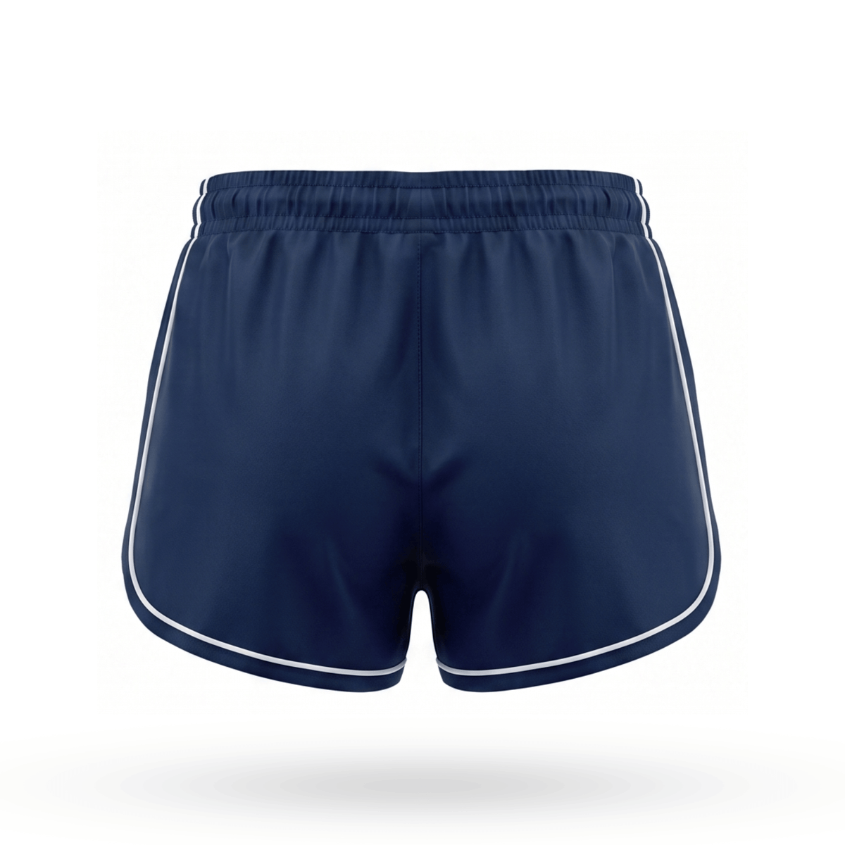 SSS Navy PLAYR Ladies Shorts with White Piping Size