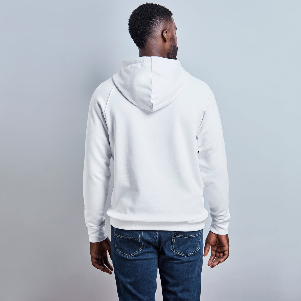 Mens Harvard Heavyweight Hooded Sweater - Black