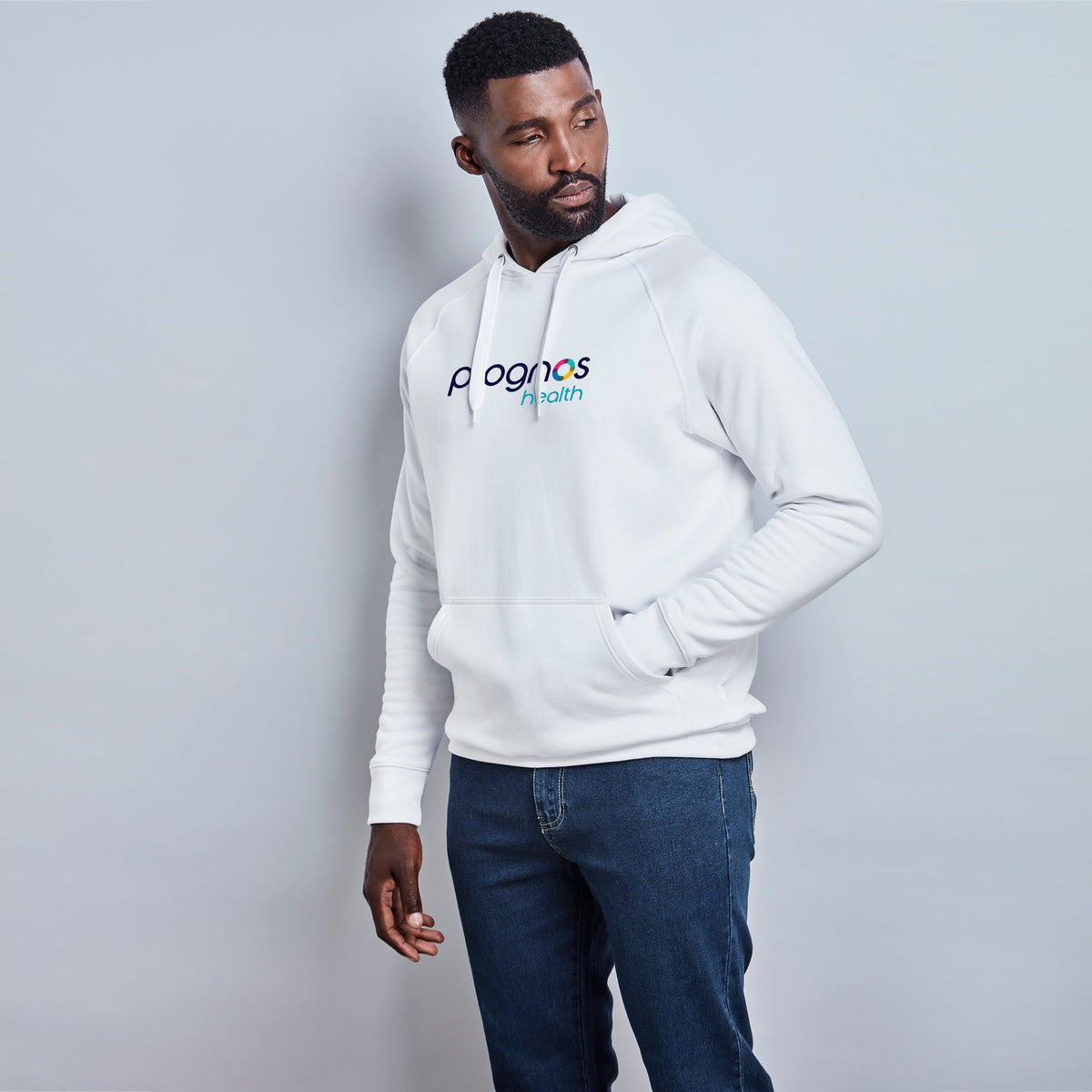 Mens Harvard Heavyweight Hooded Sweater - Black
