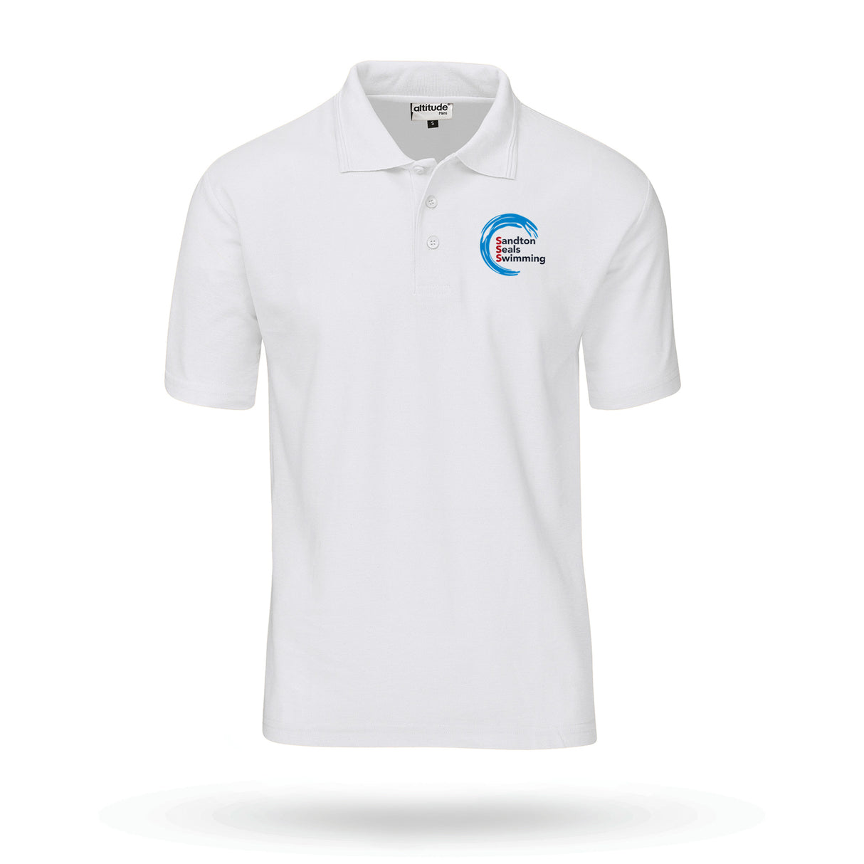 SSS White Golf Shirt