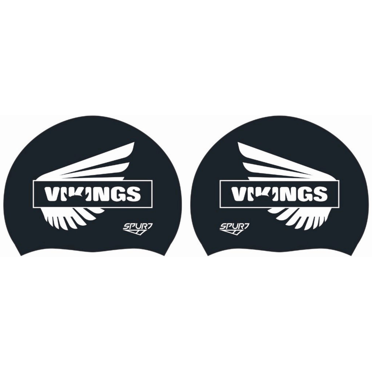 Custom Printed Vikings Black Cap