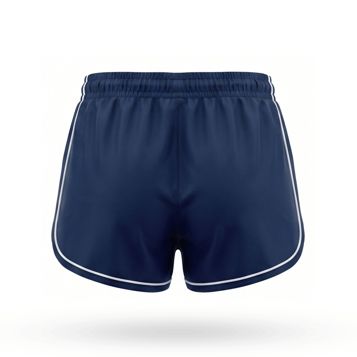 SSS Navy PLAYR Ladies Shorts with White Piping Size