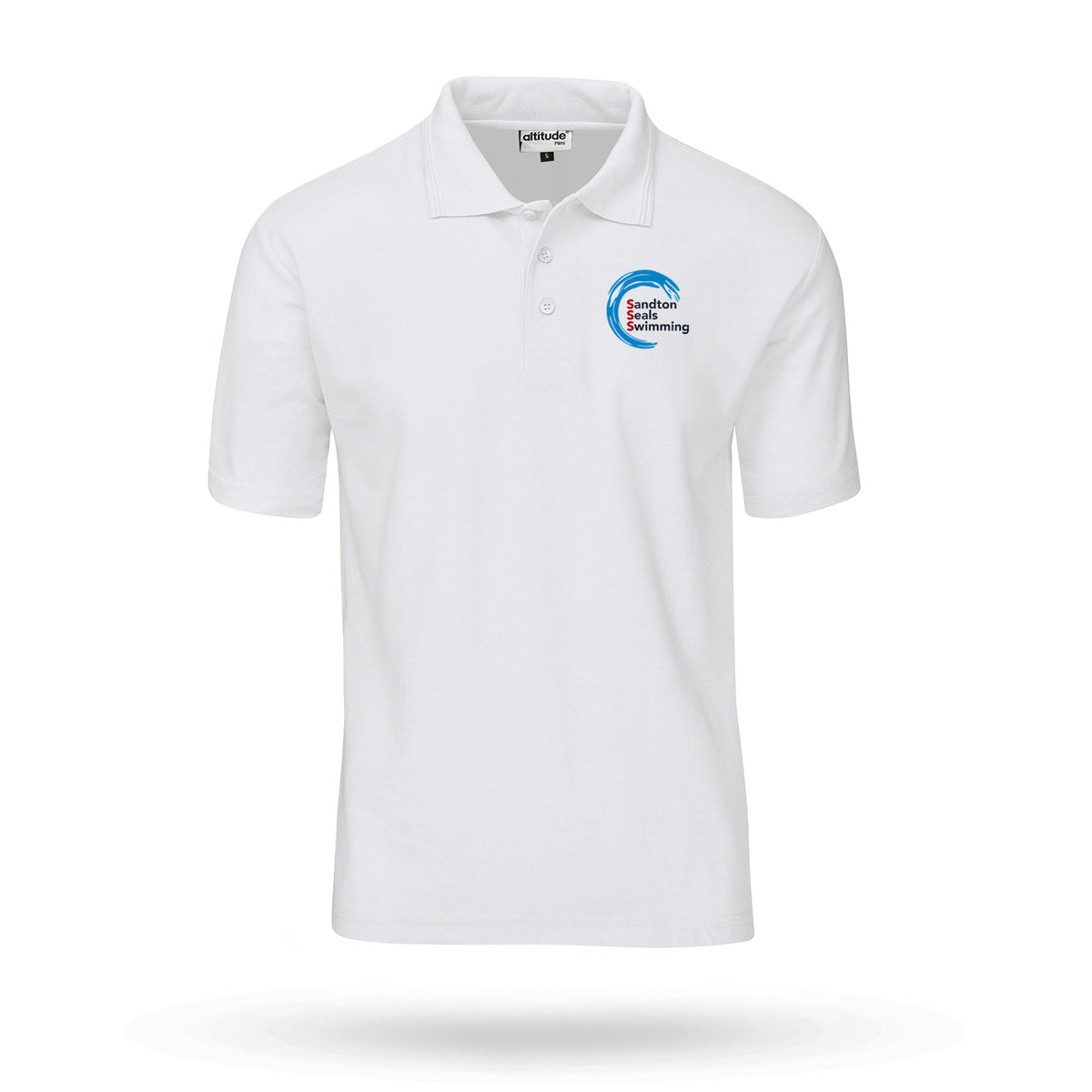 SSS White Golf Shirt