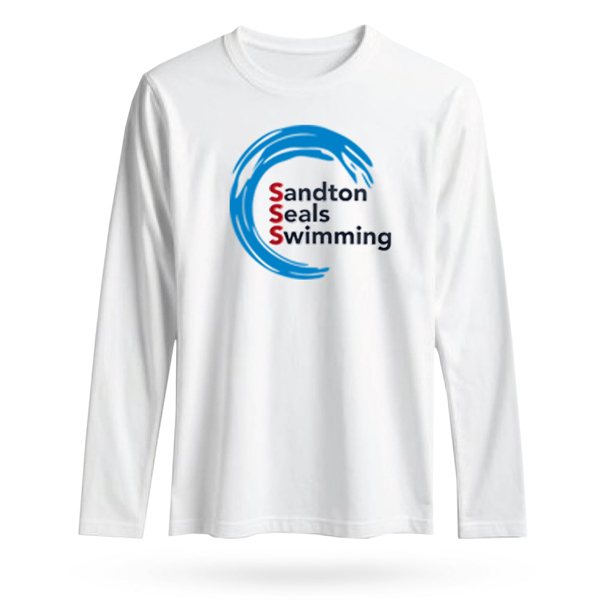 SSS White Long Sleeve T-Shirts Mens