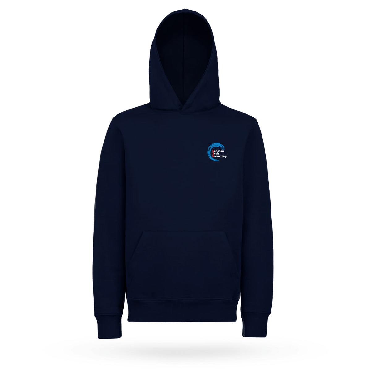 SSS Navy Hooded Sweater with Kangaroo Pockets Ladies